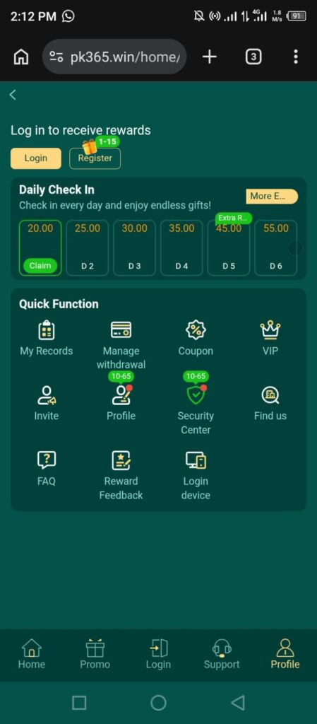PK365 Profile