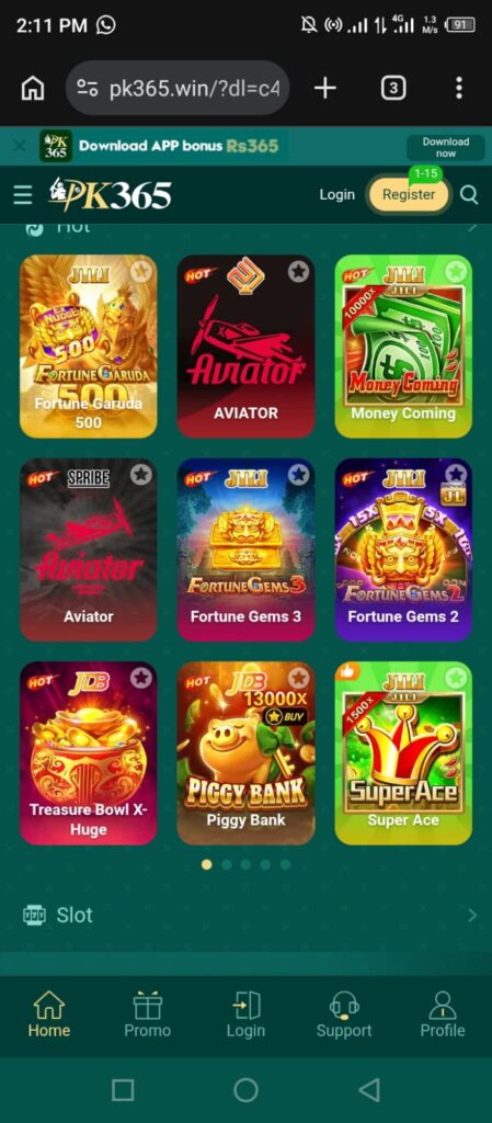 PK365 Game Library